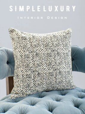 Brand New D.V.KAP Home Inca-Pebble 20"X20" Abstract Throw Pillow Cover